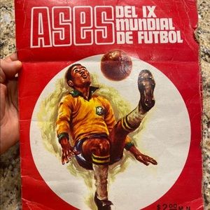 Vintage 1970 Soccer World Cup Album Aces of Soccer